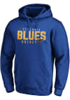 Main image for St Louis Blues Mens Blue Iconic Fleece POH Long Sleeve Hoodie
