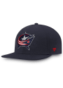 Columbus Blue Jackets Core Fitted Hat - Navy Blue