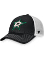 Dallas Stars Mesh Trucker Adjustable Hat - Black