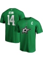Jamie Benn Dallas Stars Authentic Stack T-Shirt - Green