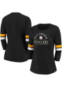 Pittsburgh Steelers Womens Modern T-Shirt - Black