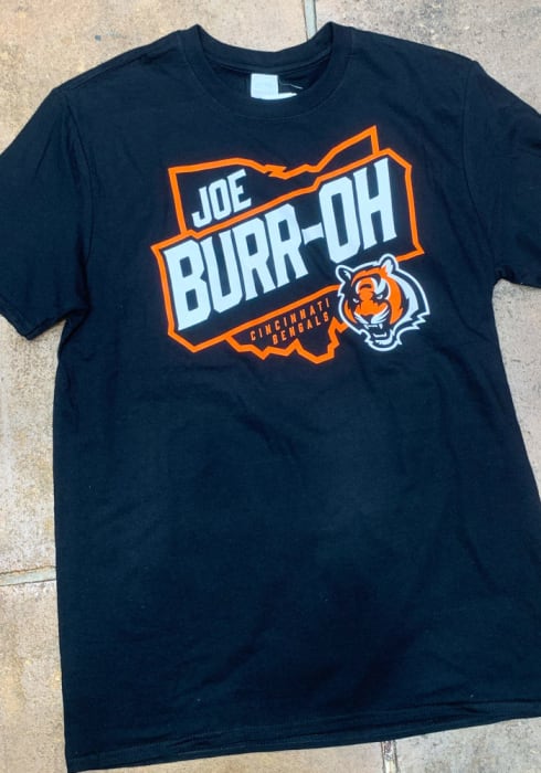 Toddler Joe Burrow Black Cincinnati Bengals Mainliner Player Name