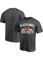 Chicago Blackhawks Hockey T Shirt - Charcoal