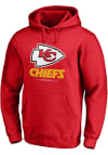 Main image for Kansas City Chiefs Mens Red Sport Drop Long Sleeve Hoodie