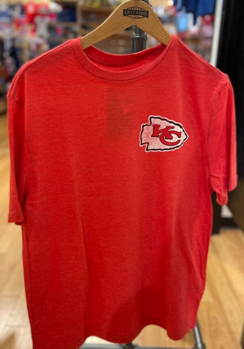 Chiefs Left Chest Logo Short Sleeve Fashion T Shirt