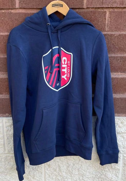 St Louis City SC Team Logo Hoodie - Navy Blue