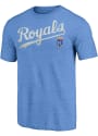 Kansas City Royals Wordmark Logo Fashion T Shirt - Light Blue