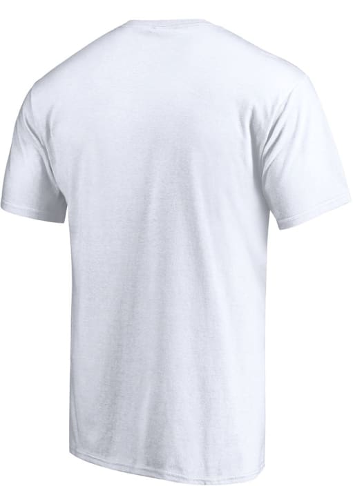 Texas Longhorns White Team Lockup Short Sleeve T Shirt