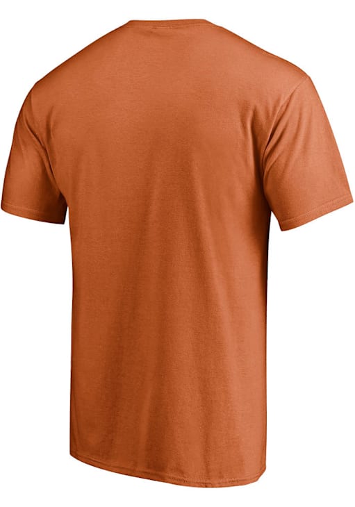 Texas Longhorns BURNTORANGE Primary Logo Short Sleeve T Shirt