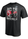 Kansas City Chiefs Play Clock Super Bowl LV Matchup T Shirt - Black