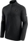 Main image for Philadelphia Flyers Mens Black AP Travel And Training Long Sleeve 1/4 Zip Pullover
