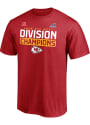 Kansas City Chiefs 2020 Division Champs Flying High T Shirt - Red