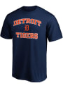 Detroit Tigers Heart And Soul T Shirt - Navy Blue