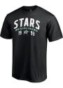 Dallas Stars Established Crewneck T Shirt - Black