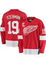 Steve Yzerman Detroit Red Wings Breakaway Hockey Jersey - Red
