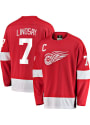 Ted Lindsay Detroit Red Wings Breakaway Hockey Jersey - Red