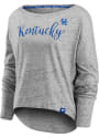 Kentucky Wildcats Womens Iconic Speckled T-Shirt - Grey