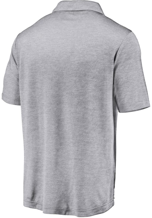 Texas A&M Aggies Mens Grey Striated Short Sleeve Polo