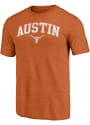 Texas Longhorns Arched City Triblend Fashion T Shirt - Burnt Orange