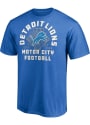 Detroit Lions 1ST DOWN T Shirt - Blue