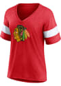 Chicago Blackhawks Womens History View T-Shirt - Red