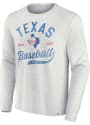 Texas Rangers TRUE CLASSICS BI-BLEND LS T Shirt - Grey