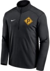 Main image for Nike Pittsburgh Pirates Mens Black TEAM DIAMOND PACER Long Sleeve 1/4 Zip Pullover