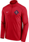 Main image for Nike St Louis Cardinals Mens Red TEAM DIAMOND PACER Long Sleeve 1/4 Zip Pullover