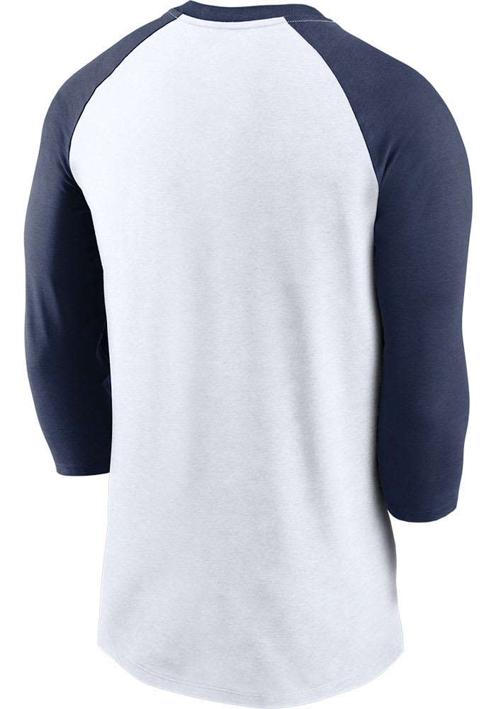 Nike New York Yankees WHITE MODERN ARCH RAGLAN Long Sleeve