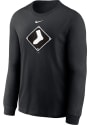 Chicago White Sox Nike CORE LS T-SHIRT T Shirt - Black