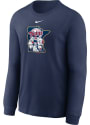 Minnesota Twins CORE LS T-SHIRT T Shirt - Navy Blue