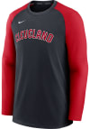 Main image for Nike Cleveland Guardians Mens Charcoal PREGAME CREW TOP Long Sleeve Sweatshirt