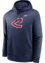 Cleveland Guardians Nike COOP LOGO CLUB Hooded Sweatshirt - Navy Blue