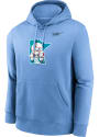 Minnesota Twins Nike COOP LOGO CLUB Hooded Sweatshirt - Light Blue