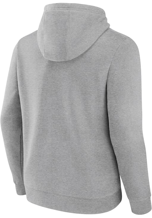 Oklahoma Sooners Mens Grey Primary Logo Long Sleeve Hoodie