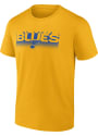 St Louis Blues Iconic Crew T Shirt - Gold