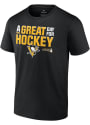 Pittsburgh Penguins Team Slogan T Shirt - Black