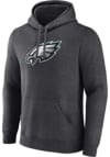 Main image for Philadelphia Eagles Mens Charcoal Primary Logo Long Sleeve Hoodie
