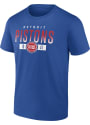 Detroit Pistons Promo Cotton T Shirt - Blue