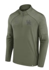 Main image for Kentucky Wildcats Mens Olive OHT Embossed Long Sleeve 1/4 Zip Pullover