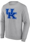 Main image for Kentucky Wildcats Mens Grey Primary Logo Long Sleeve Crew Sweatshirt