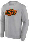 Main image for Oklahoma State Cowboys Mens Grey Primary Logo Long Sleeve Crew Sweatshirt