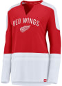 Detroit Red Wings Womens Notch T-Shirt - Red