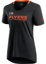 Philadelphia Flyers Womens Crew T-Shirt - Black