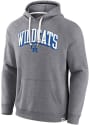 Kentucky Wildcats True Classics Fleece Applique Hooded Sweatshirt - Charcoal