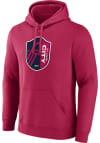 Main image for St Louis City SC Mens Red TEAM LOGO Long Sleeve Hoodie