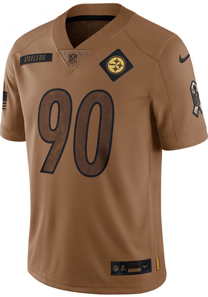 Nike Pittsburgh Steelers No13 James Washington Black Golden Limited Edition Stitched NFL Jersey