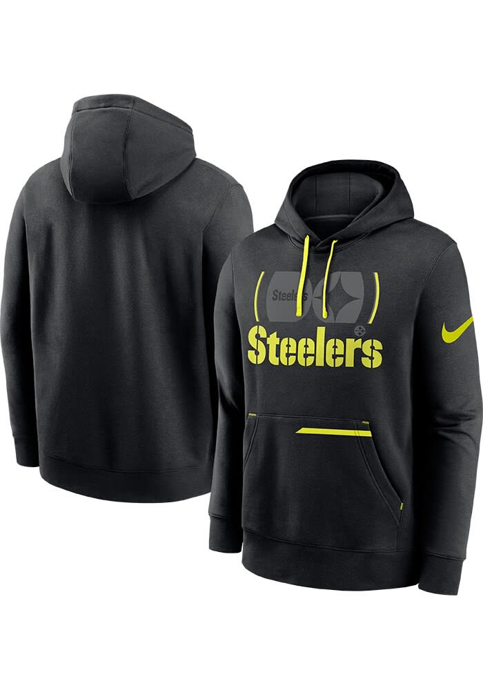 Nike Pittsburgh Steelers Mens BLACK Volt Hoodie - 17289530