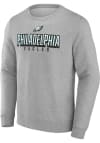 Main image for Philadelphia Eagles Mens Grey Bold Move Long Sleeve Crew Sweatshirt