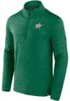 Main image for Dallas Stars Mens Kelly Green Authentic Pro Rink Long Sleeve 1/4 Zip Pullover
